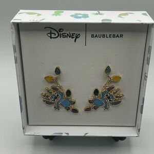 Disney BaubleBar Stitch Christmas Lights Earrings Jewelry NIB